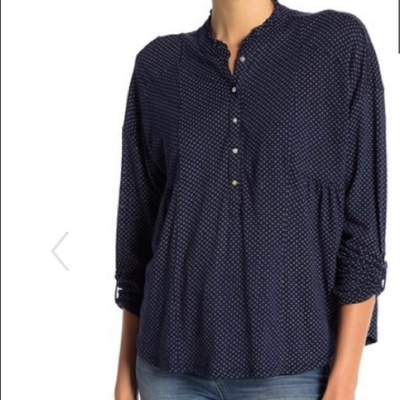 Lucky Brand Tops - NEW Lucky Brand patterned long sleeve Henley